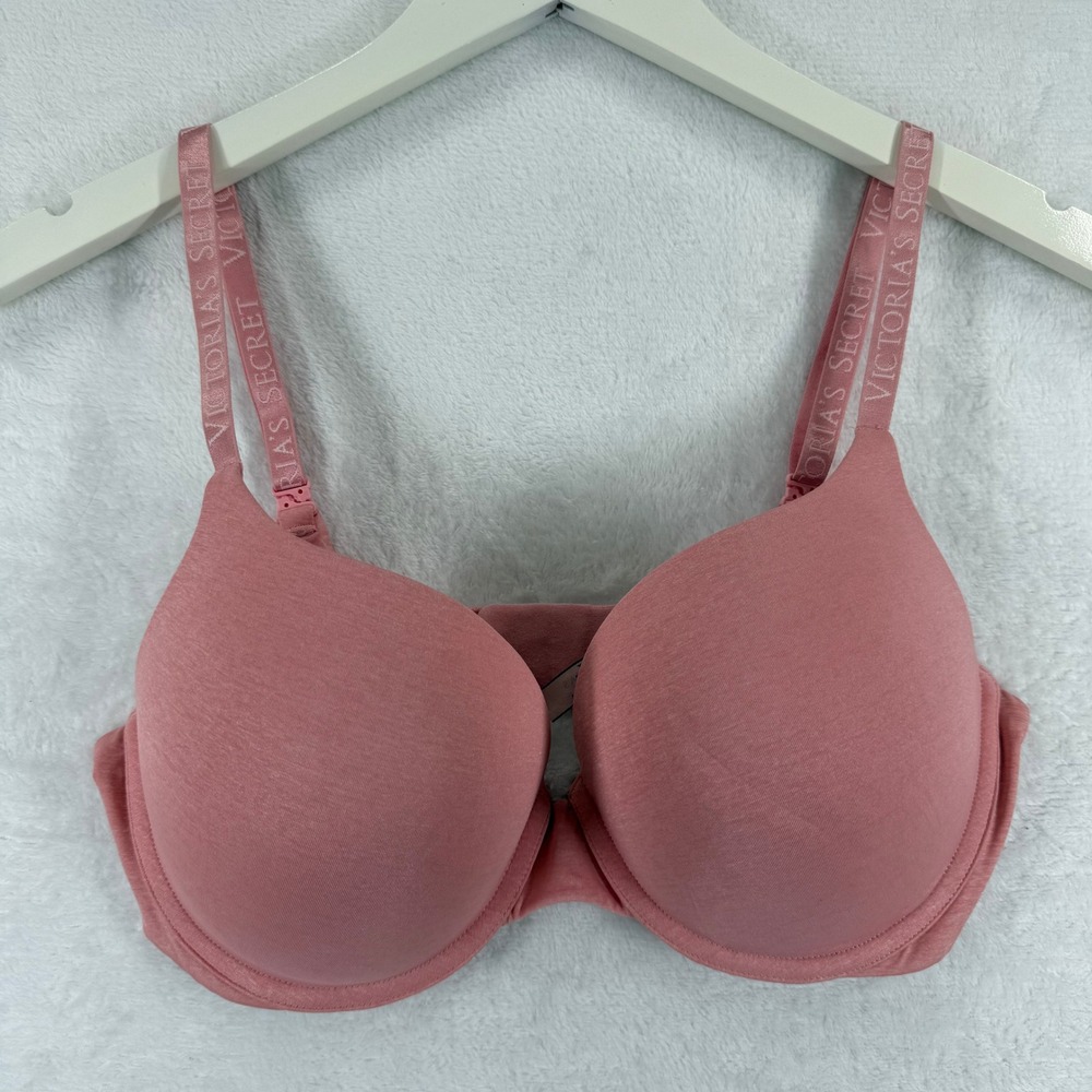 Victoria's Secret Pink T Shirt Push Up Full Coverage Bra 36Dโ D80 READ
